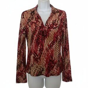 Creative Design Works Women's Casual Clubwear long sleeve top Size Medium